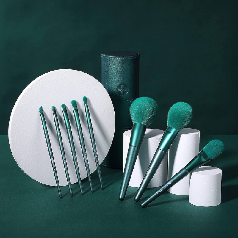 Bộ cọ trang điểm Eigshow jade series 8pcs makeup brush kit jade green cylinder