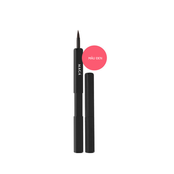Cọ trang điểm môi Maga metal retractable lip brush lipstick brush màu đen