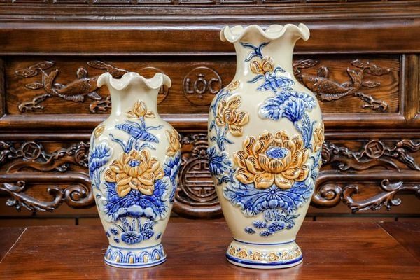  Lọ lộc bình Liên hoa cát tường 