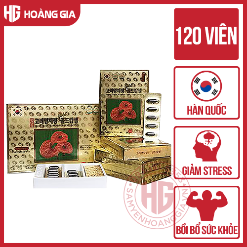 Viên Linh Chi Hàn Quốc KGS Hộp Giấy 120 Viên