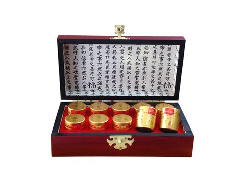 An cung ngưu Hàn Quốc hộp gỗ 10 viên thượng hạng