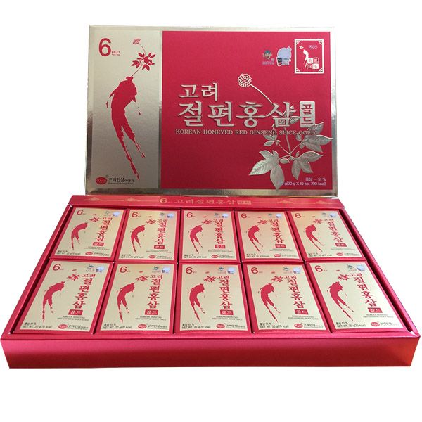 Hồng Sâm Lát Mật Ong 6 năm tuổi KGS hộp 200g