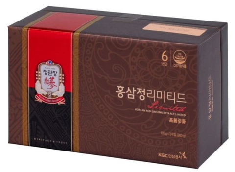 Tinh Chất Địa Sâm Thượng Hạng KGC Extract Limited Hộp 3 lọ x 100g