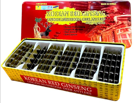 Viên đạm hồng sâm nhung hươu linh chi Hàn Quốc BIO APGOLD 120 viên