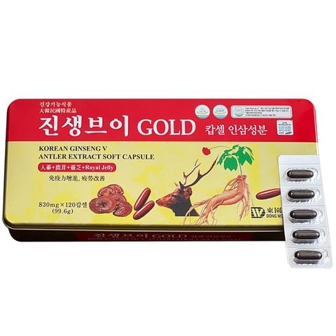 Viên Uống Sâm Nhung Linh Chi Hàn Quốc Dongwon hộp 120 Viên