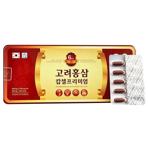 Viên hồng sâm nhung hươu linh chi đông trùng Hàn Quốc Daedong 120 viên