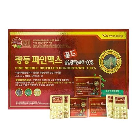 Viên tinh dầu thông đỏ Kwangdong 120 viên cao cấp
