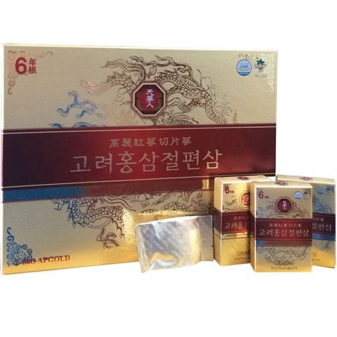Hồng Sâm Hàn Quốc Tẩm Mật Ong BIO APGOLD hộp 200g