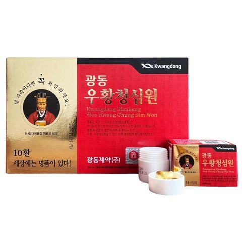 An cung ngưu Hàn Quốc Vũ Hoàng Thanh Tâm hộp 10 viên