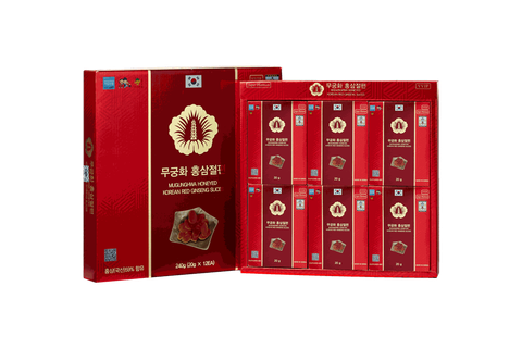 Hồng Sâm Lát Tẩm Mật Ong Mugunghwa 12 gói x 20g