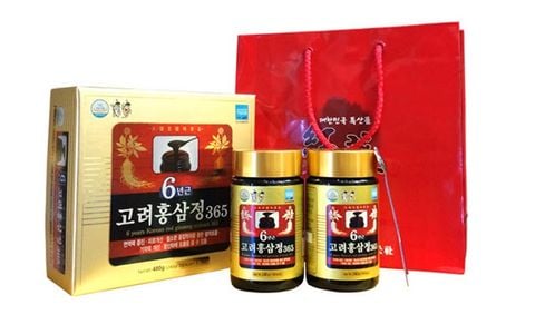 Cao hồng sâm Hàn Quốc 365 hộp 2 lọ x 240g