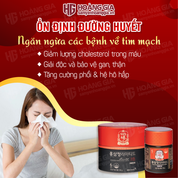 Cao Địa Sâm Hàn Quốc KGC Jung Kwan Jang Lọ 100g