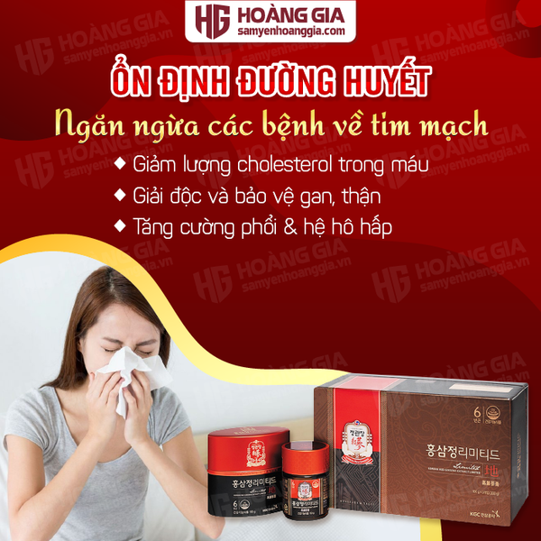 Tinh Chất Địa Sâm Thượng Hạng KGC Extract Limited Hộp 3 lọ x 100g