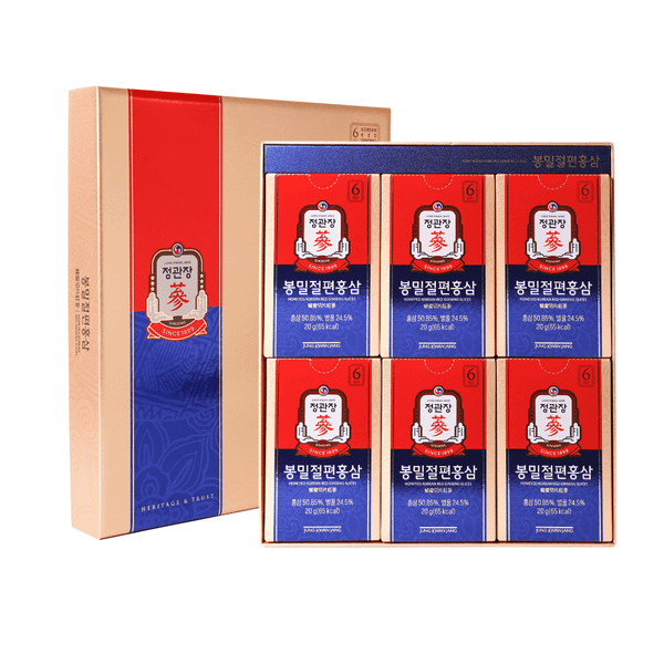 Hồng Sâm Lát Tẩm Mật Ong KGC Honeyed Slices 20g x 12 Hộp