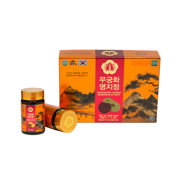 Cao linh chi Hàn Quốc Mugunghwa Premium hộp 2 lọ x 250g