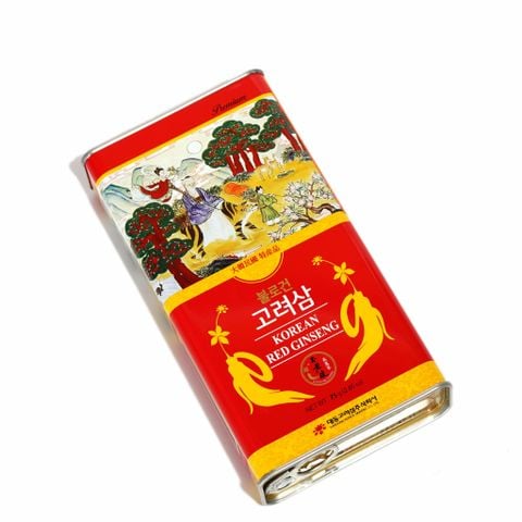Sâm củ khô hộp thiếc Hàn quốc Daedong hộp 75g 3-5 củ
