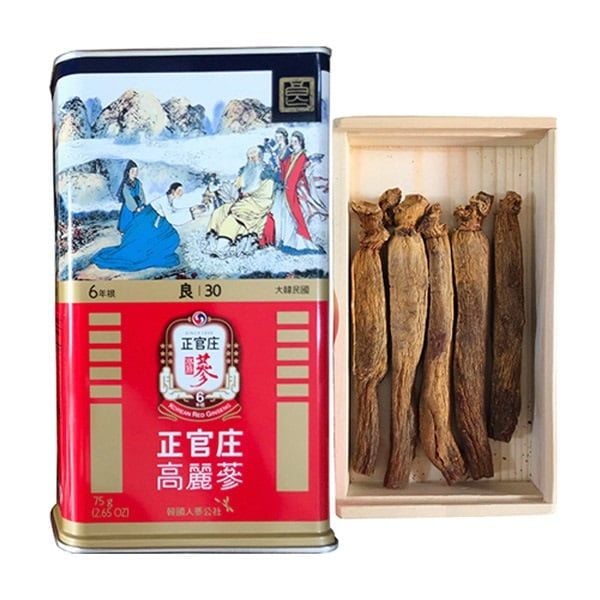 Hồng Sâm Khô Hàn Quốc KGC Korean Red Ginseng Root 75g