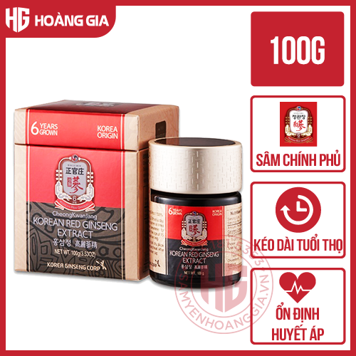 Cao hồng sâm chính phủ Hàn KGC Cheong Kwan Jang hộp 100g