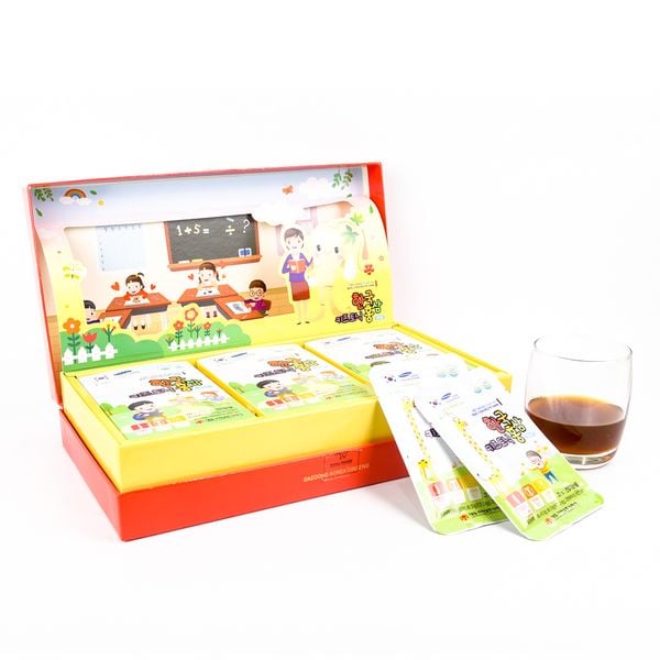 Nước hồng sâm baby cho trẻ 6 -13 tuổi Daedong hộp 30 gói x 20ml
