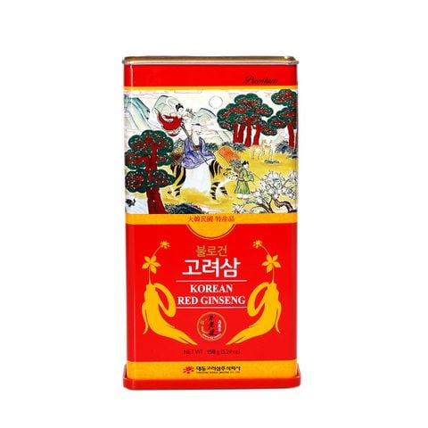 Sâm Củ Khô 6 Năm Tuổi Hộp Thiếc Deadong Premium Hộp 150g