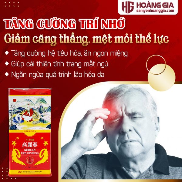 Hồng Sâm Củ Khô Hàn Quốc Deadong Hộp 300g 10 củ lớn Loại VIP