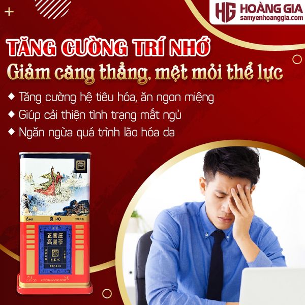 Sâm Khô Hàn Quốc Hộp Thiếc KGC 150g số 40 - 12 củ