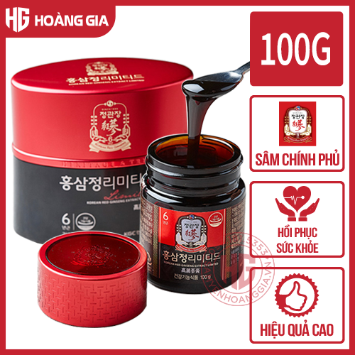 Cao địa sâm Cheong Kwan Jang KGC Thượng Hạng lọ 100g