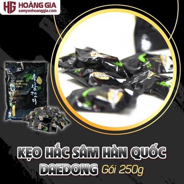 Kẹo hắc sâm Hàn Quốc DaeDong 250g thượng hạng