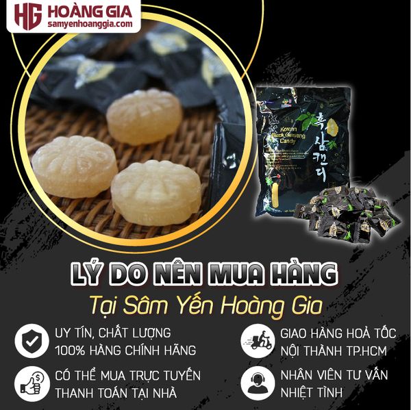Kẹo hắc sâm Hàn Quốc DaeDong 250g thượng hạng