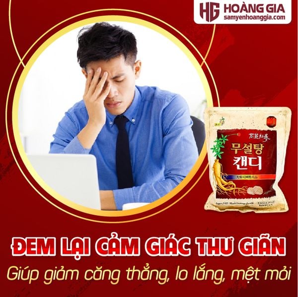 Kẹo sâm Hàn Quốc không đường 500g loại tốt