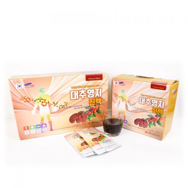 Nước Linh Chi Táo Đỏ Hàn Quốc Daedong Jujube Linhzhi Premium Liquid