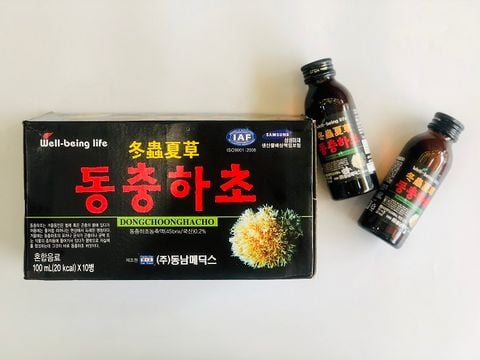 Nước đông trùng hạ thảo Hàn Quốc hộp/10 chai