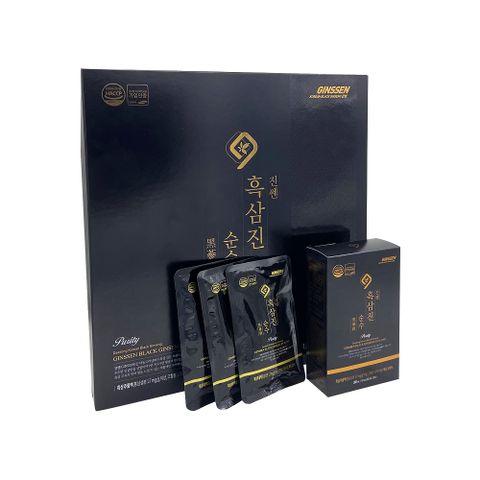 Nước Hắc Sâm Nguyên Chất 100% Daedong Hộp 30 gói 60ml