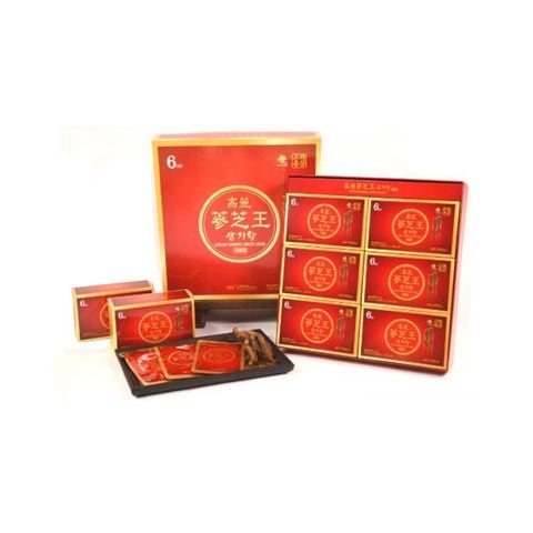 Nước Hồng Sâm Linh Chi Hàn Quốc KGS Hộp 30 gói x 50ml