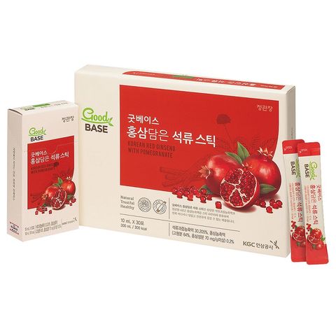 Nước Hồng Sâm Lựu Đỏ KGC Jung Kwan Jang hộp 30 gói 10ml