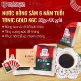 Nước hồng sâm Chính phủ Hàn KGC TONIC GOLD cao cấp hộp 30 gói x 40ml