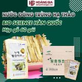 Nước đông trùng hạ thảo Hàn Quốc Bio-Science hộp gỗ 60 gói