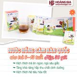 Nước hồng sâm cho trẻ 6 -13 tuổi Daedong hộp 30 gói x 20ml