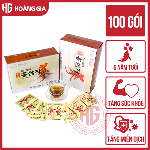 Trà Hồng Sâm Hàn Quốc Cao Cấp Daedong 100 Gói x 3g