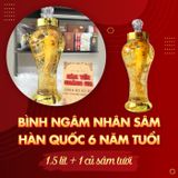 Rượu sâm tươi Hàn Quốc 6 năm tuổi 1,5 Lít 1 Củ