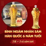 Rượu sâm tươi Hàn Quốc 6 năm tuổi 3 Lít 3 Củ