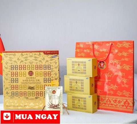 Nước Đông Trùng Hạ Thảo Sâm Núi Hàn Quốc Hộp 30 Gói