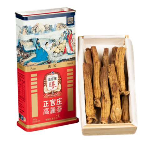 Hồng Sâm Củ Khô 6 Năm tuổi KGC 300g số 30 - 19 củ