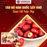 Táo đỏ Hàn Quốc sấy khô loại tốt hộp 1kg