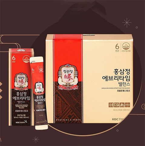 Tinh Chất Hồng Sâm KGC Extract Everytime Balance 10ml x 30 Gói