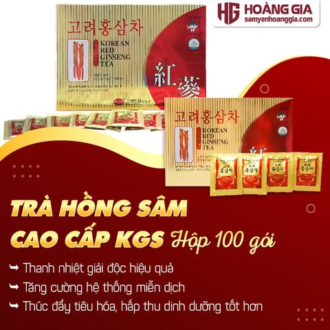 Trà Sâm Hàn Quốc KGS 100 gói x 3g Loại Tốt