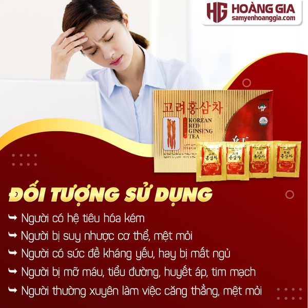 Trà Sâm Hàn Quốc KGS 100 gói x 3g Loại Tốt