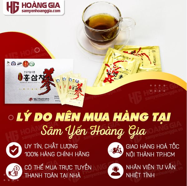 Trà Hồng Sâm Hàn Quốc Cao Cấp Daedong 100 Gói x 3g