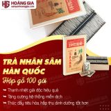 Trà nhân sâm hộp gỗ 100 gói bán chạy nhất Hàn Quốc