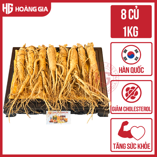 Sâm củ tươi Hàn Quốc 6 năm tuổi loại 8 củ 1 kg